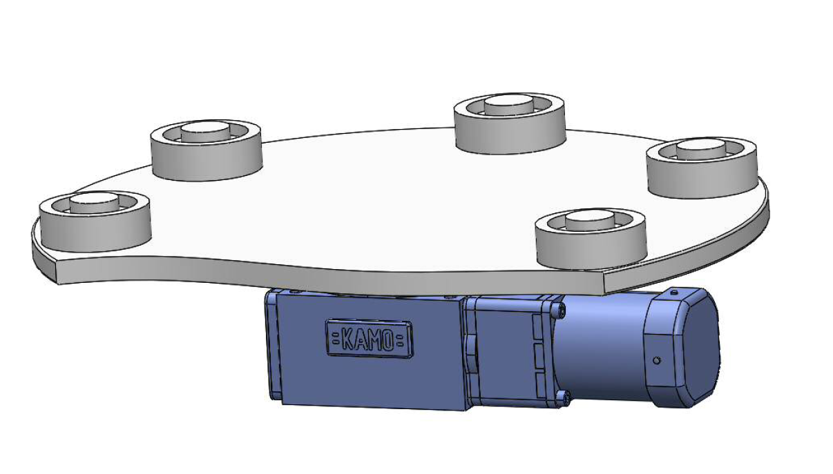 Adapt to equipment space and simplify equipment design